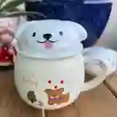 Mug Pocillo Perritos Con Tapa