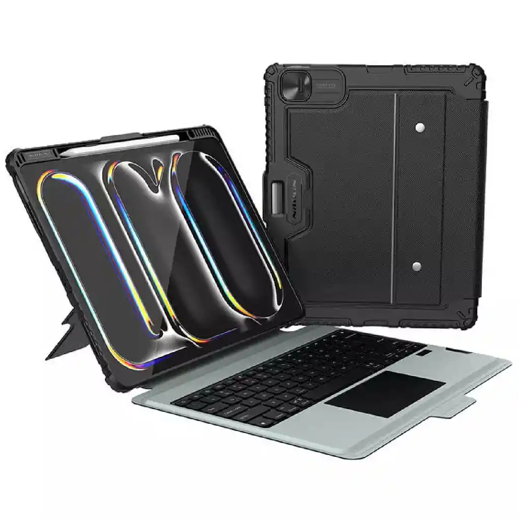 Protector Con Teclado Ipad Air 13 (2024), Pro 12.9 (2020 Al 2022) Nillkin Bumper Backlit