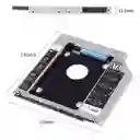 Caddy Adaptador Agrega Segundo Disco Duro Sata O Ssd A Pc Portatil Cd Dvd 12.7 Mm