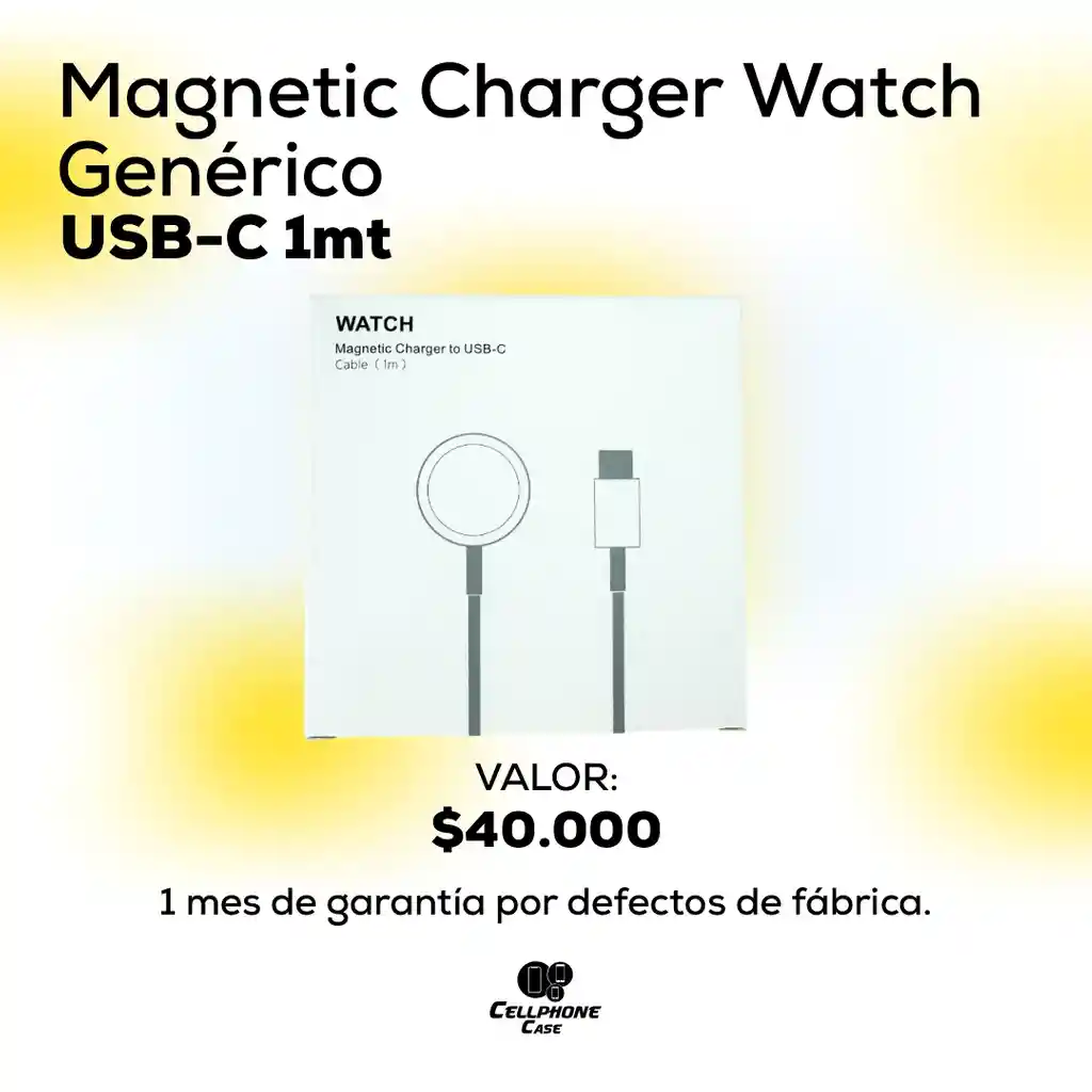 Magnetic Charger Watch Usb-c Genérico