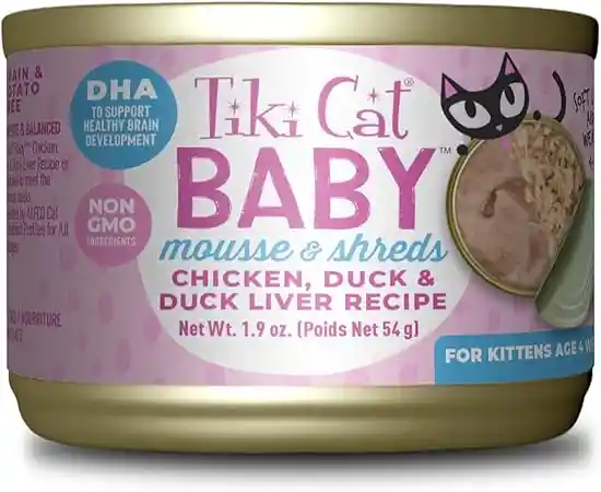 Lata Tiki Cat Baby Chicken Salmon Recipe 80 Gr