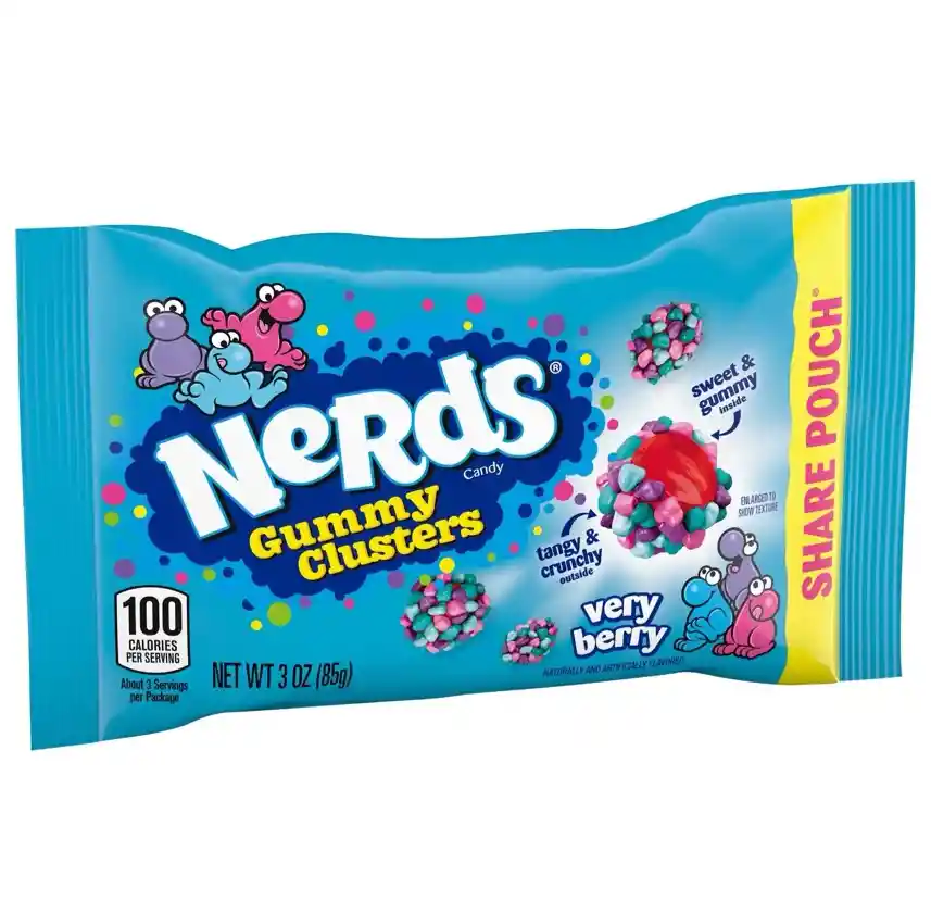 Nerds Gummy Cluster Very Berry Gomitas 85g