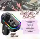 Transmisor Bluetooth De Cigarrera / Modulador Bluetooth Vehicular Fm, Cargador Tipo C Y Usb