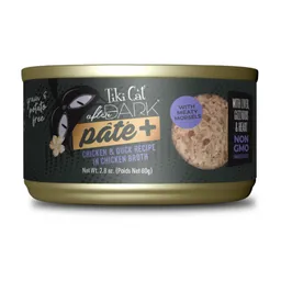 Lata Tiki Cat After Dark Pate Chicken Duck Recipe In Chicken Broth 80 Gr