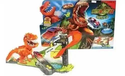 Pista De Dinosaurio Carro Orbital Para Niños