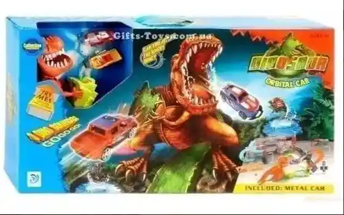 Pista De Dinosaurio Carro Orbital Para Niños