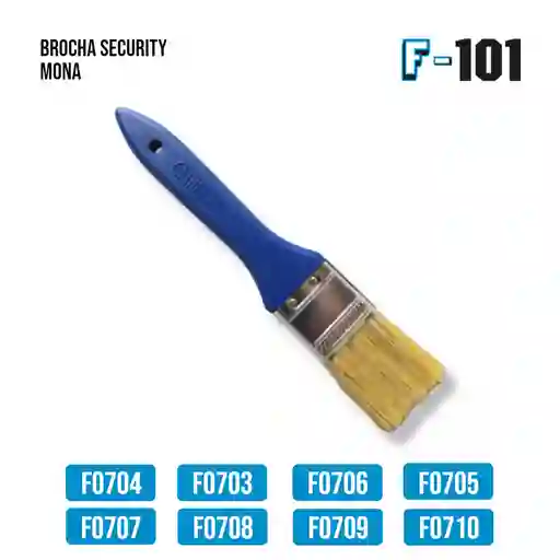 Brocha Security/dsl Mona 1 1/2