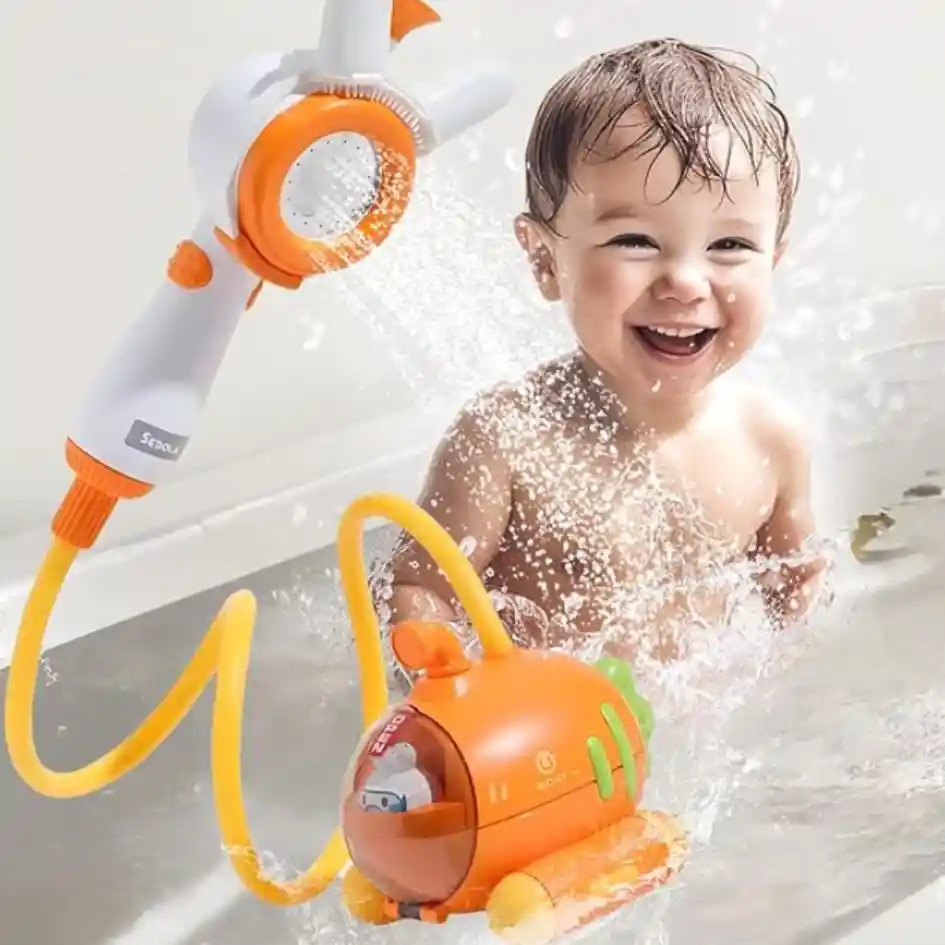 Juguete De Baño Bebe Submarino Eléctrico,ducha, Piscina Tina