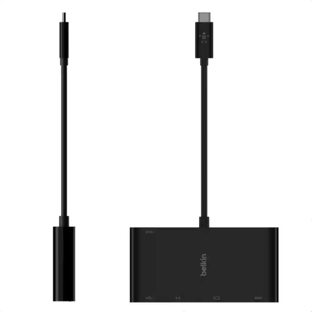 Adaptador + Carga Usb-c 100w Belkin Usb-a, Rj45, Hdmi, Vga