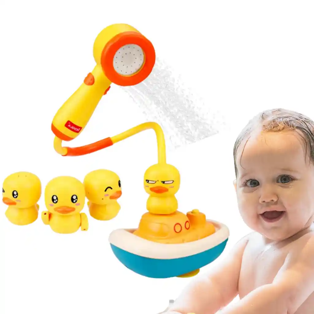 Regadera Juguete Para Bebé Con Patos Para Baño, Piscina, Tina, Playa