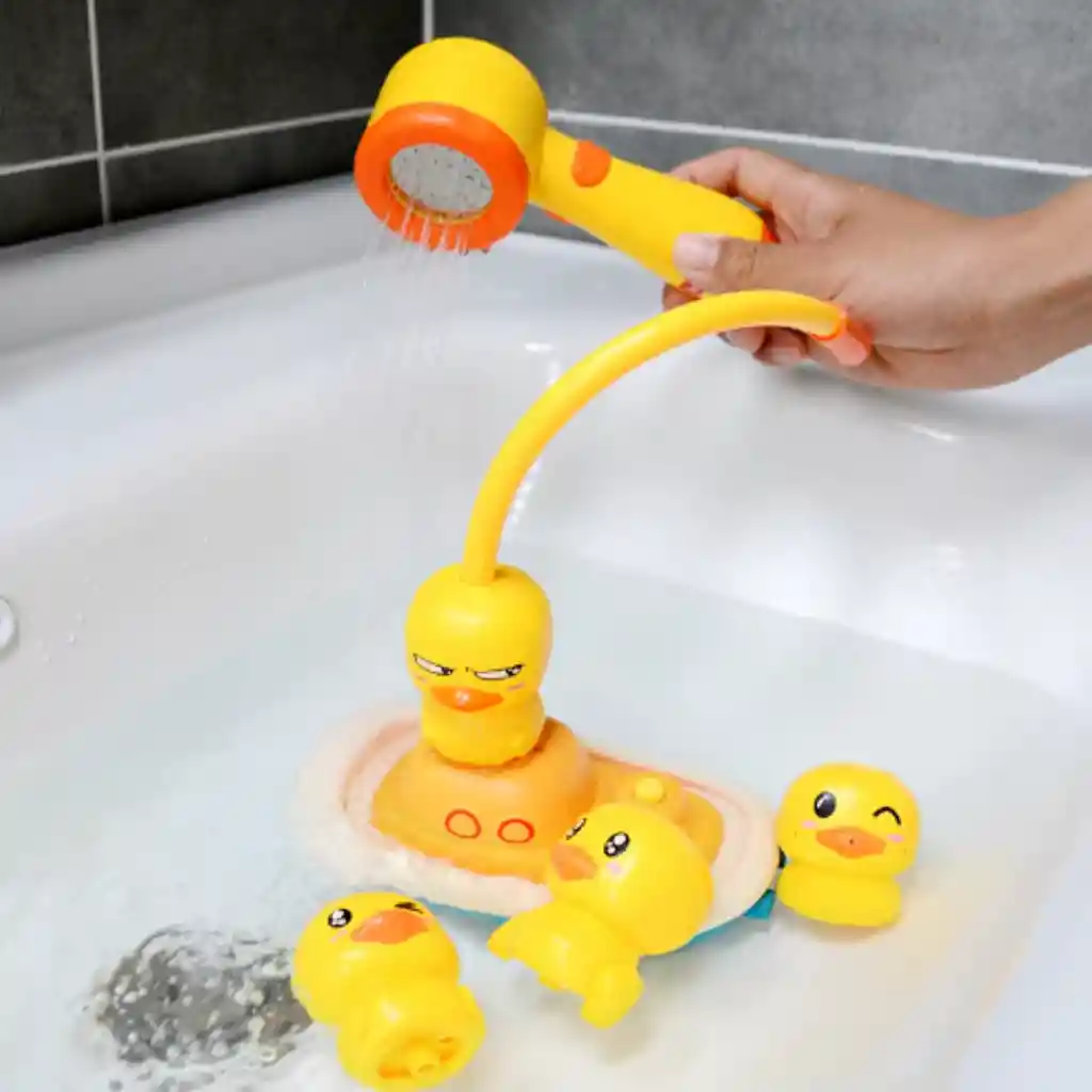 Regadera Juguete Para Bebé Con Patos Para Baño, Piscina, Tina, Playa