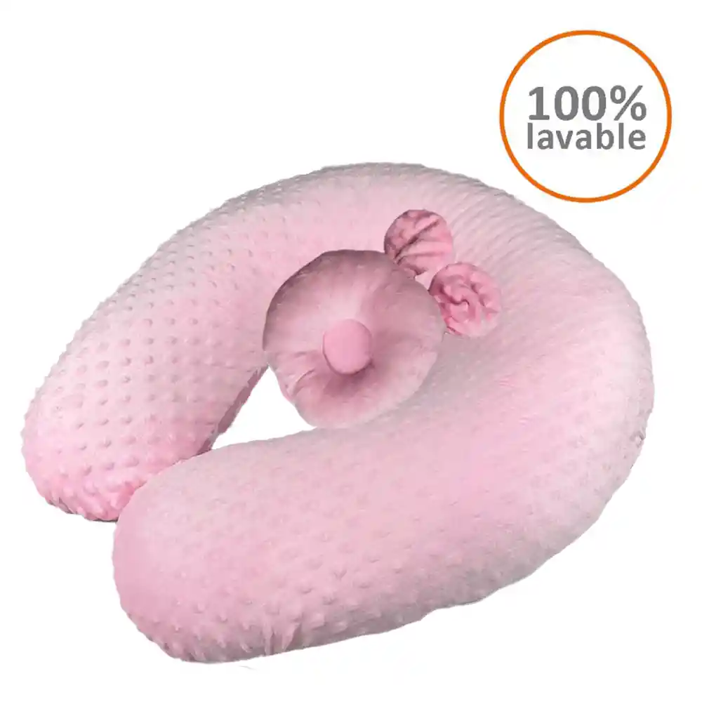 Almohada Cojín De Lactancia Materna Multiusos - Rosado