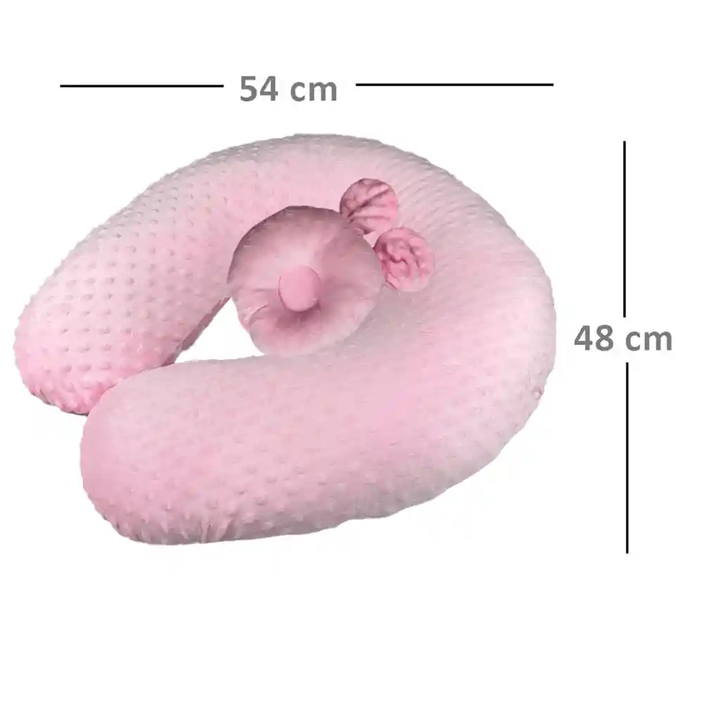 Almohada Cojín De Lactancia Materna Multiusos - Rosado