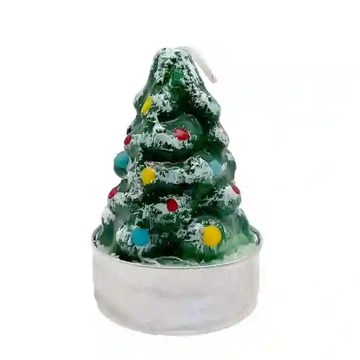 Vela Arbol Navideño Expressions 4 Und 16x6cm Verde Parafina