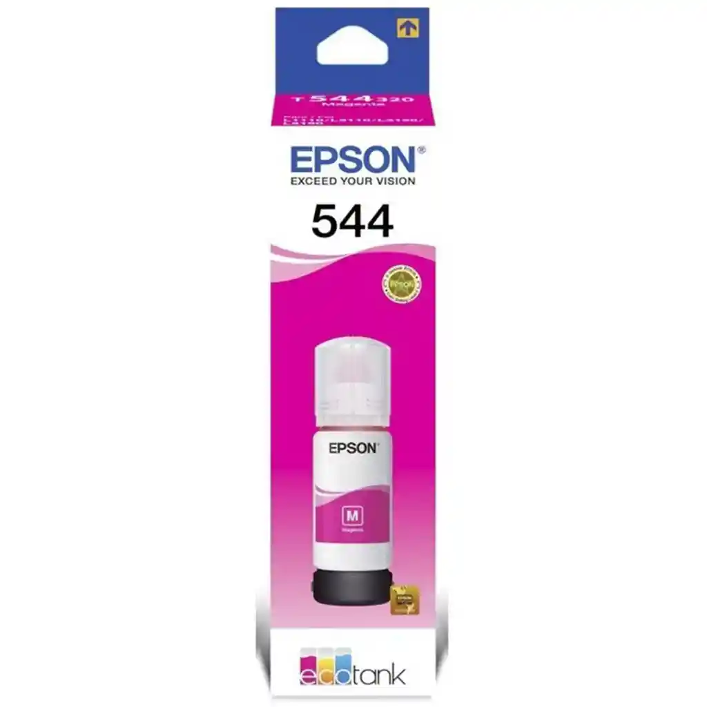 Tinta 544 Epson Para Impresora L1110 L3110 L3150 L5190 Color Magenta