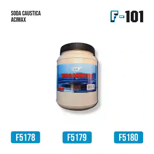 Soda Caustica Acimax 1000cc (kilo)