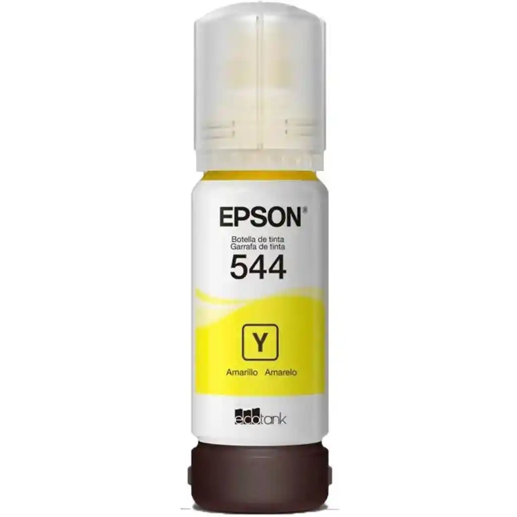 Tinta 544 Epson Para Impresora L1110 L3110 L3150 L5190 Color Amarillo