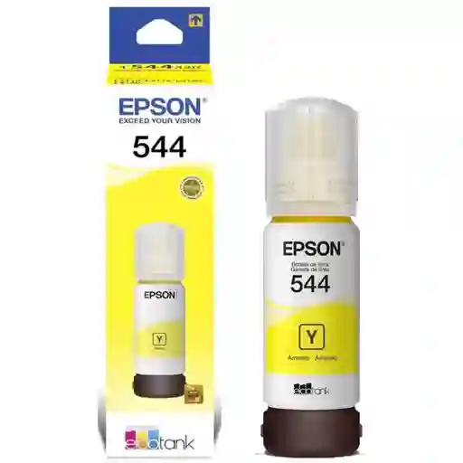 Tinta 544 Epson Para Impresora L1110 L3110 L3150 L5190 Color Amarillo