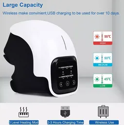 Masajeador Rodilla Calor Pantalla Led Portátil Inalámbrico