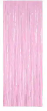 Cortina De Tiras Rosada - 1x2 M