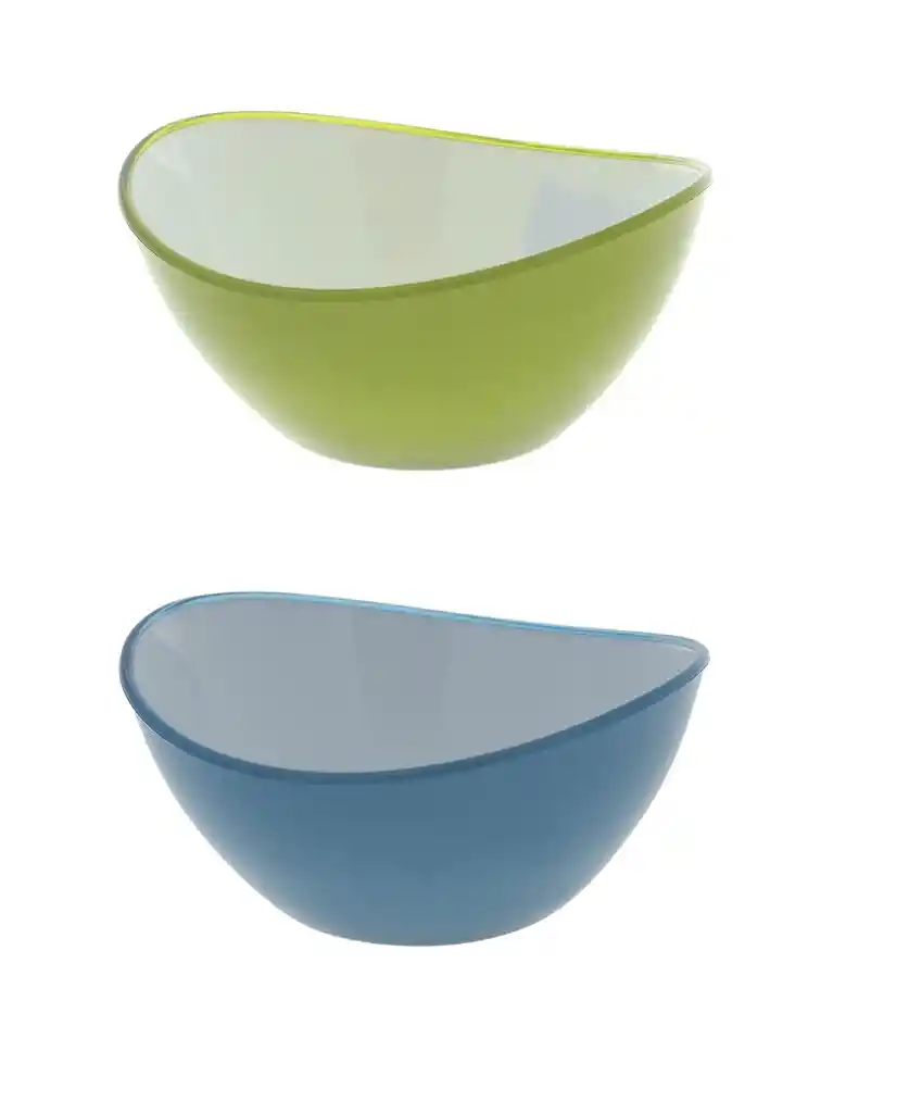 Bowl Para Ensaladas En Plastico Libre De Bpa Uso Cocina