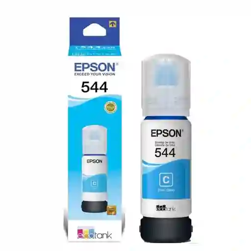 Tintas 544 Epson Para Impresora L1110 L3110 L3150 L5190 Color Cian