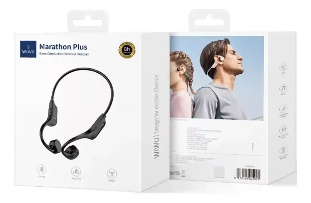 Audifonos De Conducción Ósea Bluetooth Marathon Plus