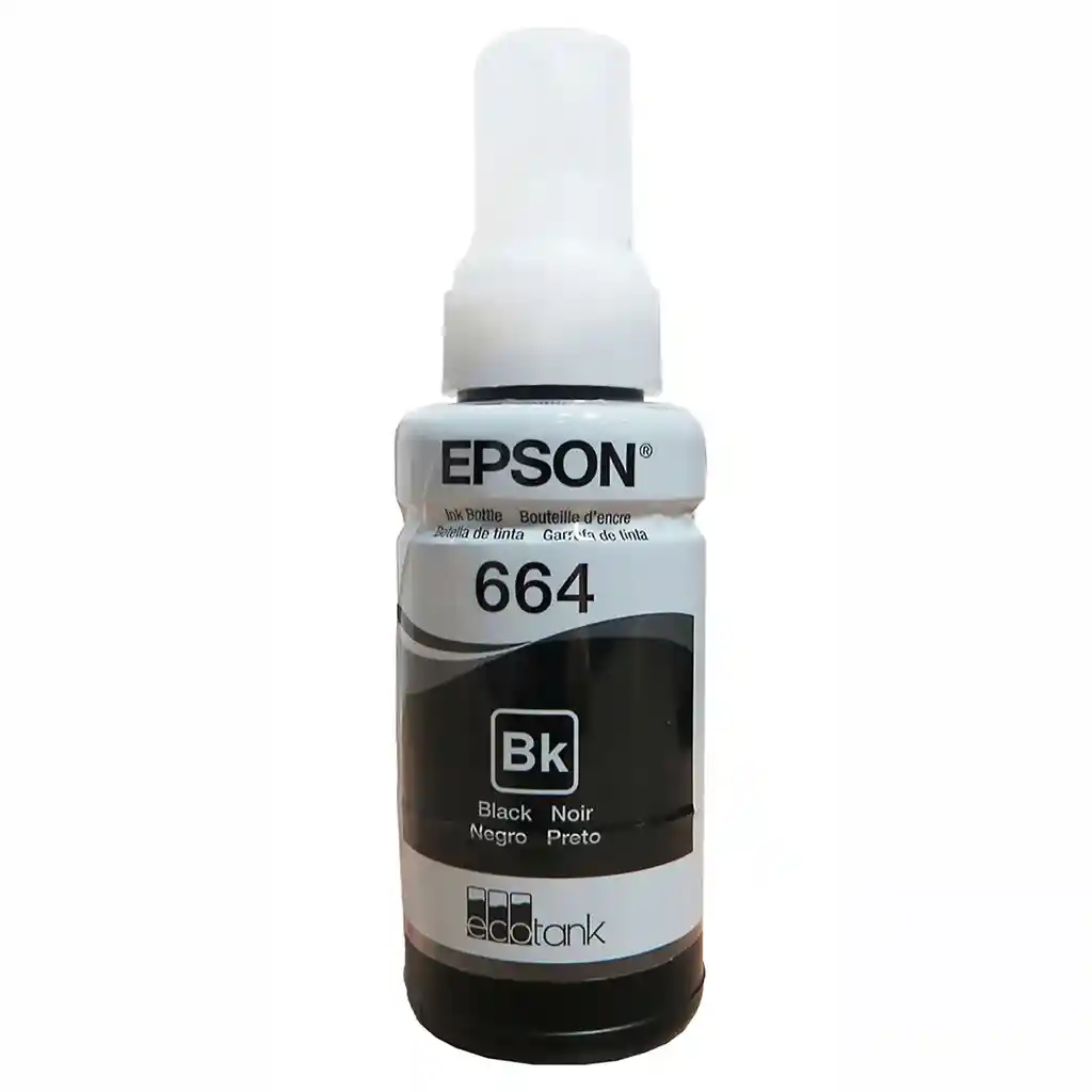 Tinta 664 Epson Para Impresoras L210 L495 L555 L355 Color Negro