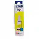 Tinta 664 Epson Para Impresora L210 L495 L555 L355 Color Amarillo