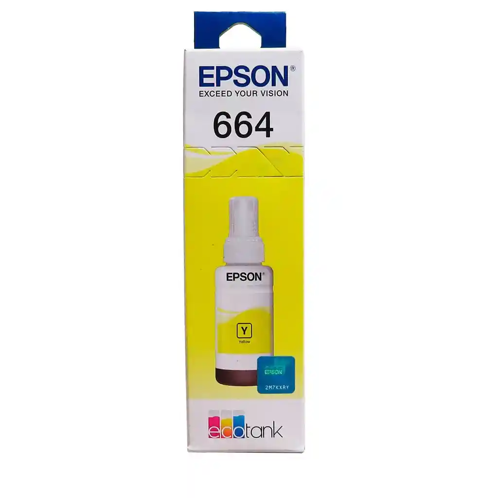 Tinta 664 Epson Para Impresora L210 L495 L555 L355 Color Amarillo