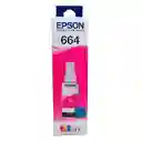 Tinta 664 Epson Para Impresora L210 L495 L555 L355 Color Magenta