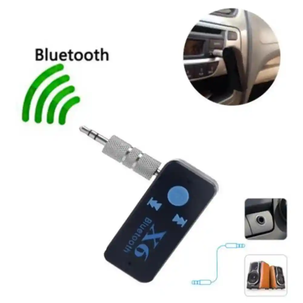 Manos Libres Bluetooth X6 3.5mm Jack Inalámbrico Kit De Carro