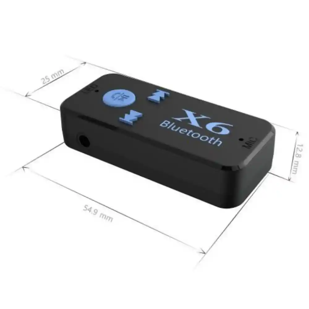 Manos Libres Bluetooth X6 3.5mm Jack Inalámbrico Kit De Carro