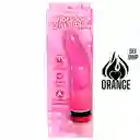 Vibrador Rosa Cristal Pink 17cm - Fara Toys