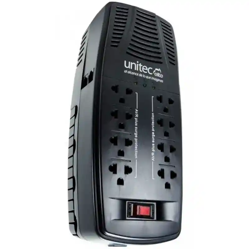 Regulador De Voltaje Automático Unitec 8 Tomas 2000va /1000w