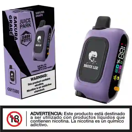 Desechable Vape Juice Park 15000puff - Sakura Grape