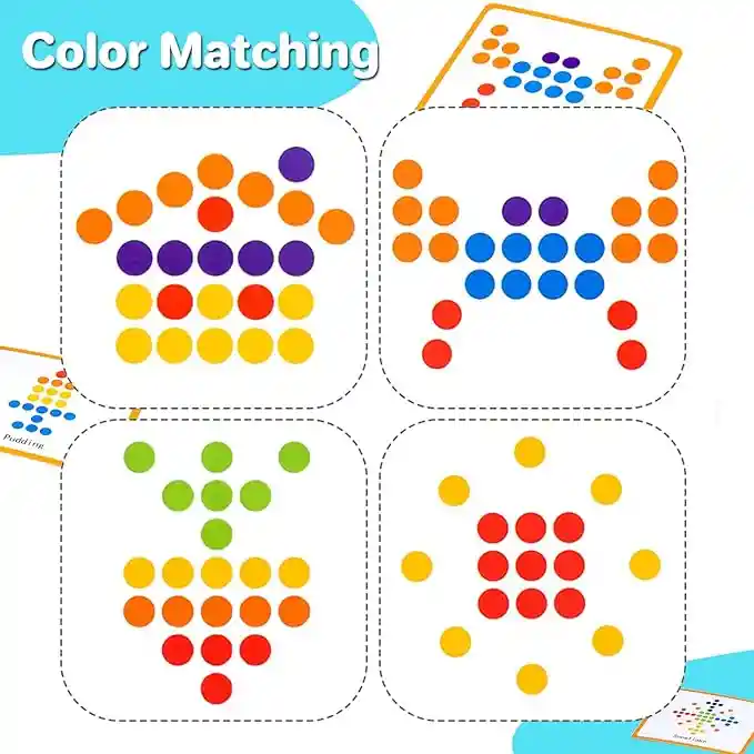 Juguete De Clasificación De Colores Montessori