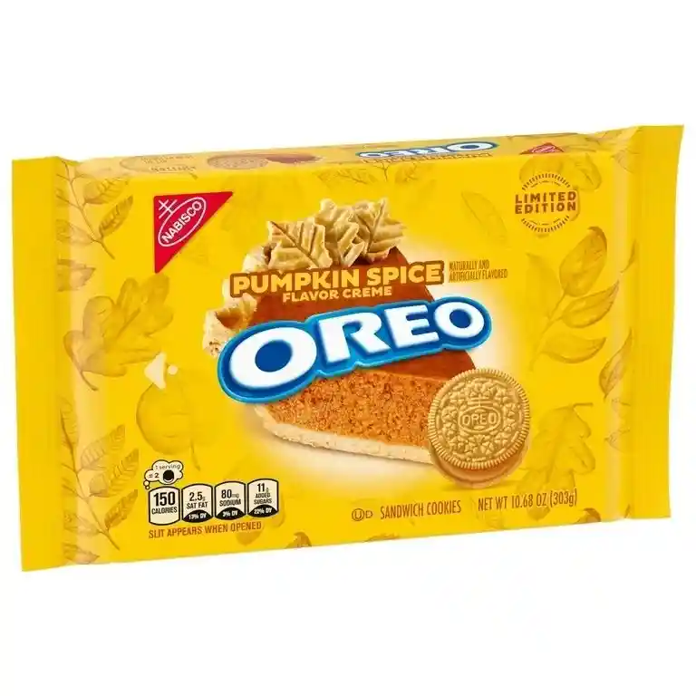 Halloween: Oreo Pumpkin Spice Tamaño Grande 303g