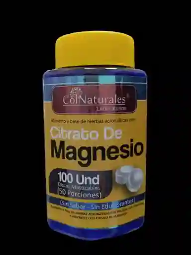 Citrato De Magnesio X 100 Und Colnaturales