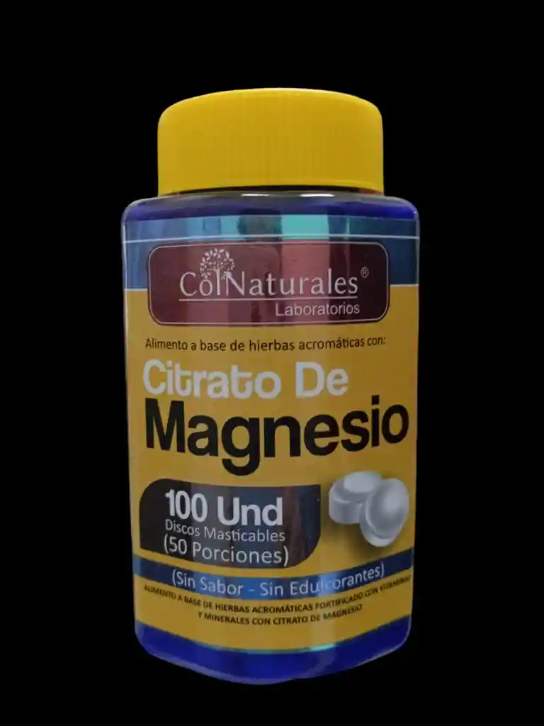 Citrato De Magnesio X 100 Und Colnaturales