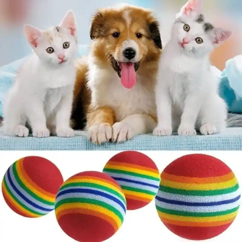 Pelotas Para Mascotas Cachorros Paquete * 3 Unidades