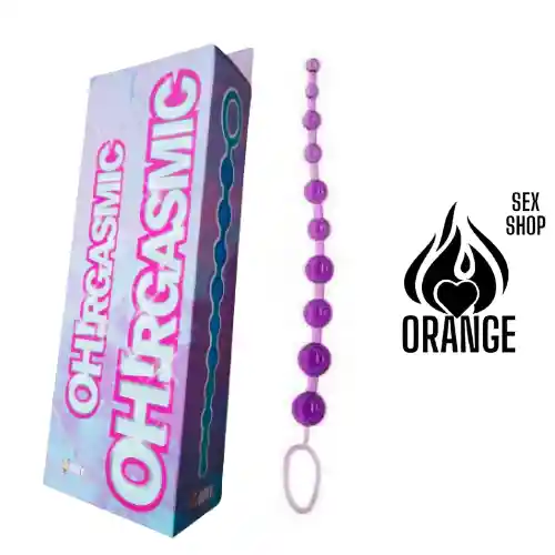 Bolas Anales Oh!rgasmismic 30cm ( 0,5cms A 2,5cms ) - Rocky Toys