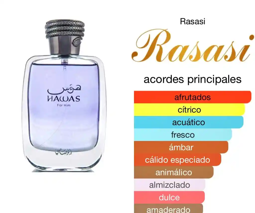 Hawas For Him De Rasasi Edp 100ml Original Garantizado