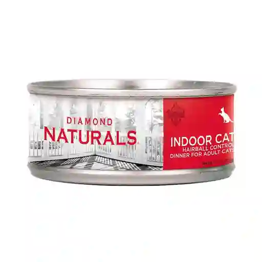 Indoor Cat Lata Alimento Humedo Diamond Para Gatos 5.5 Oz