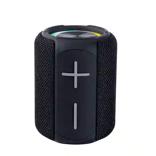 Parlante Inalambrico Bluetooth Movisun Bomb Con Luz Rgb Con Protección Ipx6 Color Gris