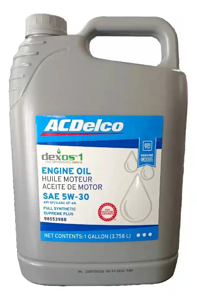 Aceite Acdelco 5w30 Galón