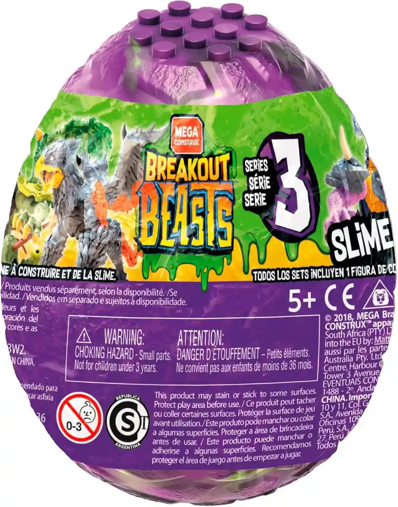 Juguete De Bestias Sorpresa Con Slime Para Niños