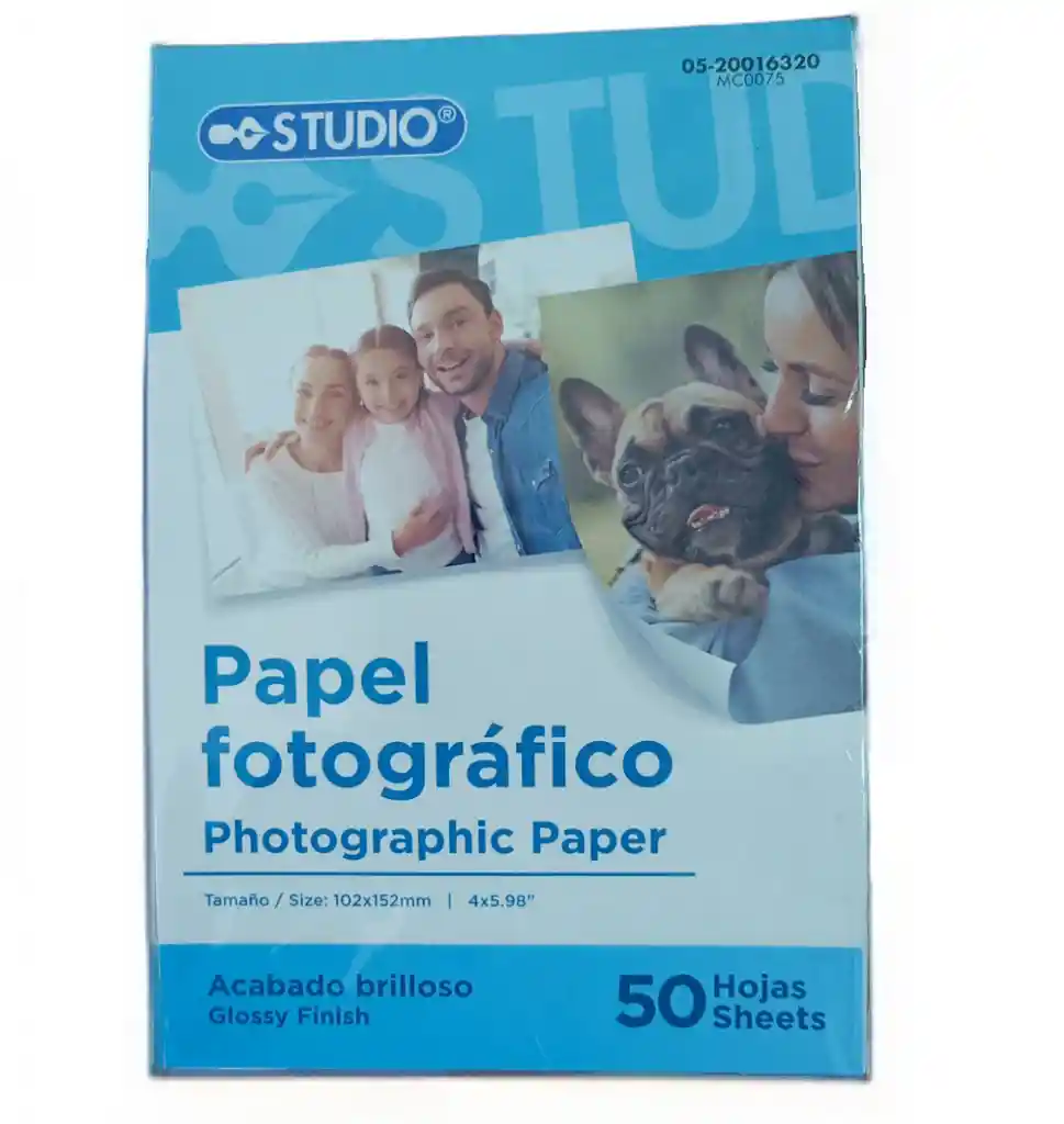 Papel Fotografico Acabado Brillante 50 Hojas