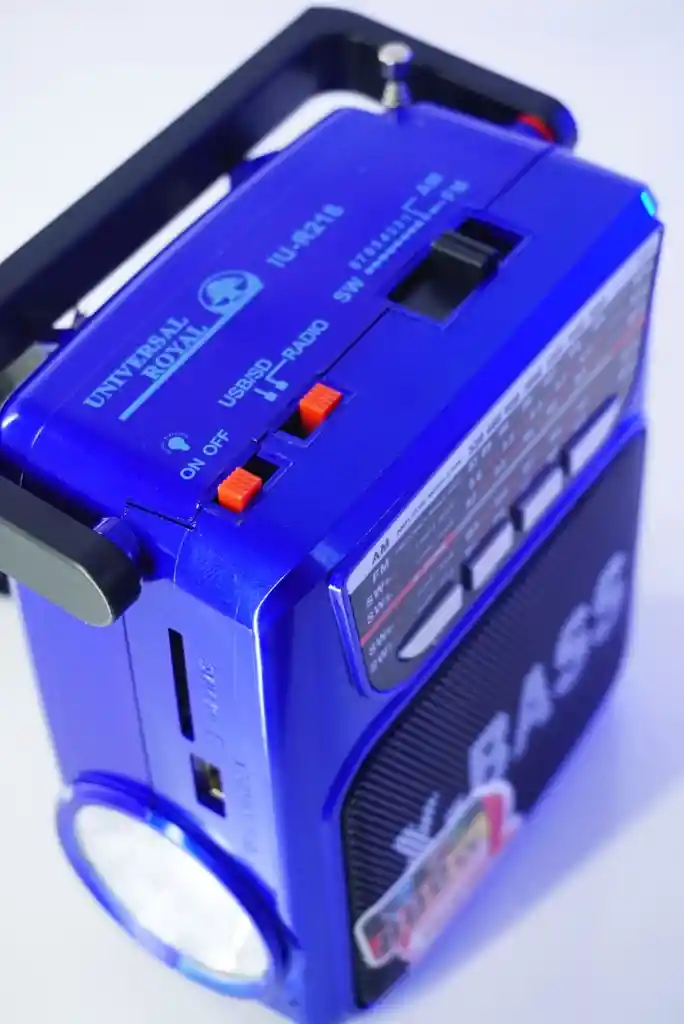 Mini Radio Recargable Universal, Am/fm/sw/mp3/usb/sd/linterna