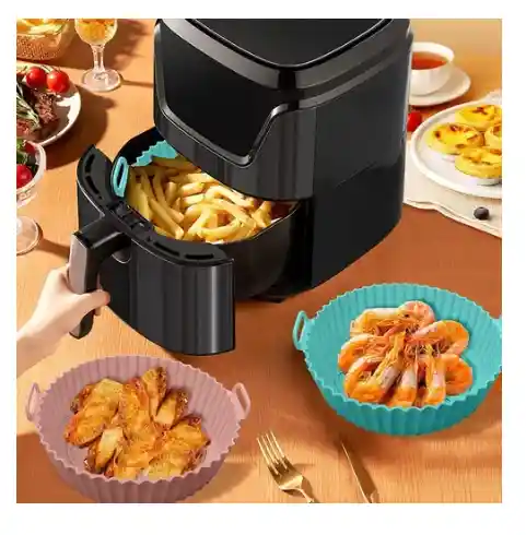 Molde De Silicona Para Freidora 20 Cms Air Fryer